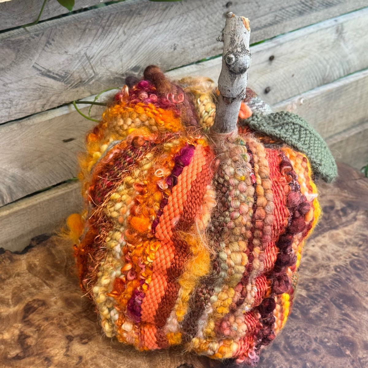 Hand-Woven Homestead Pumpkin