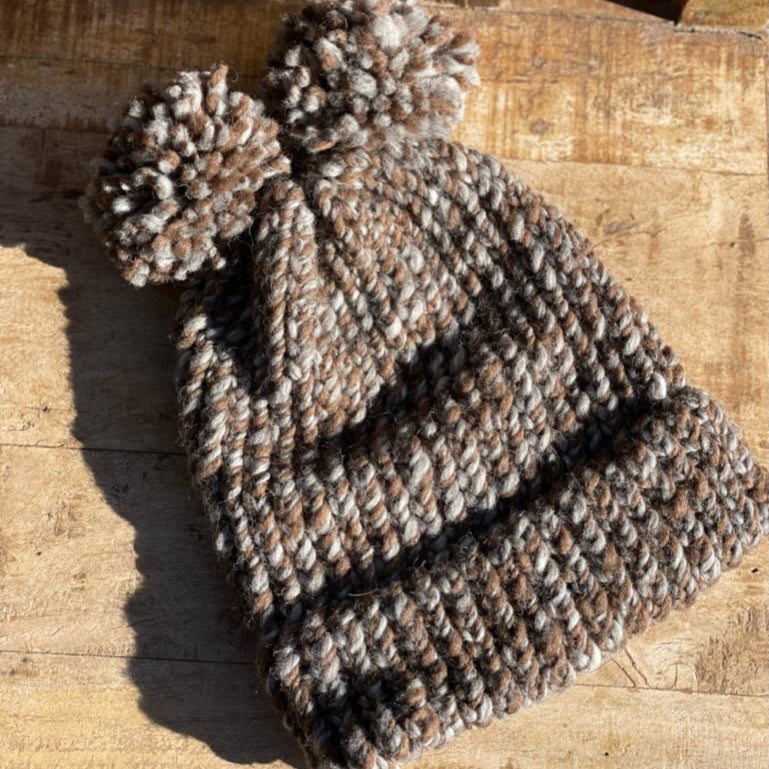 Shetland and Jacob Yarn Beanie