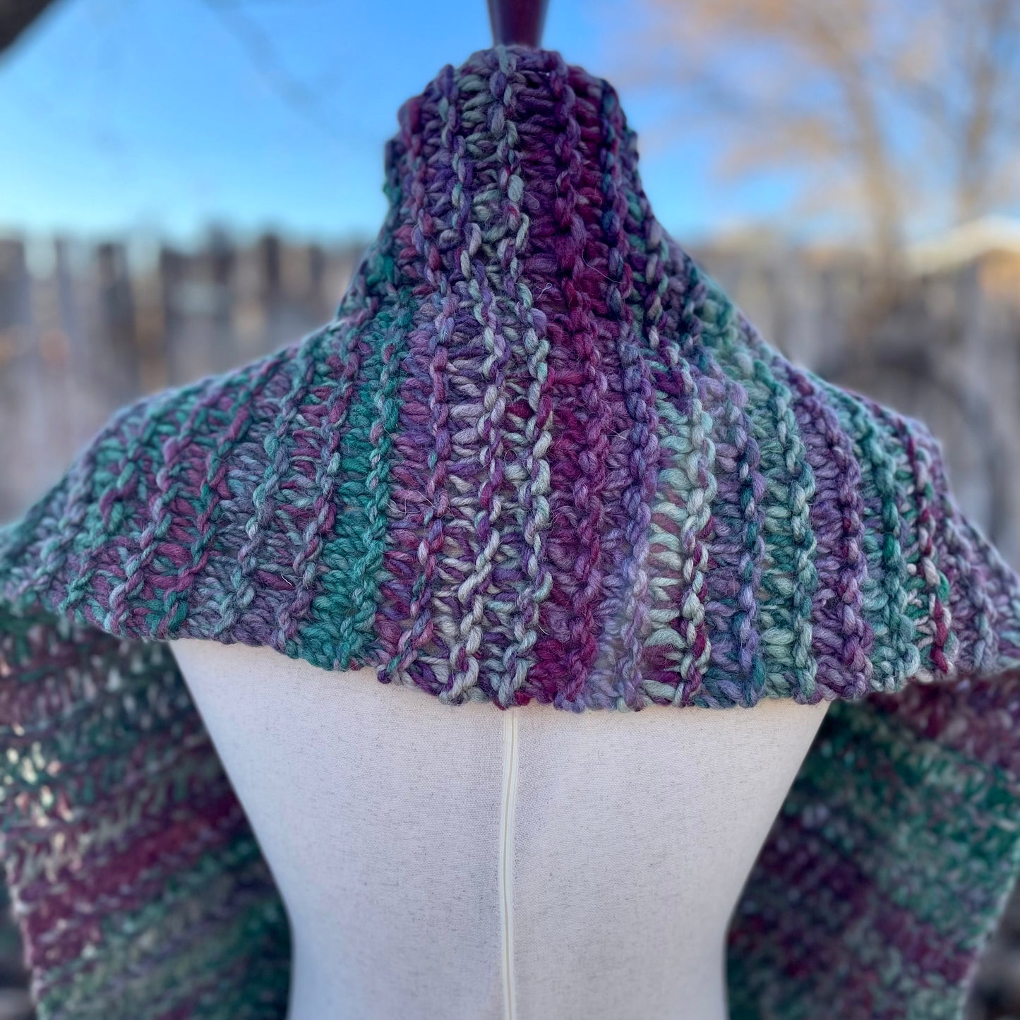 Jacob Sheep Wool Scarf