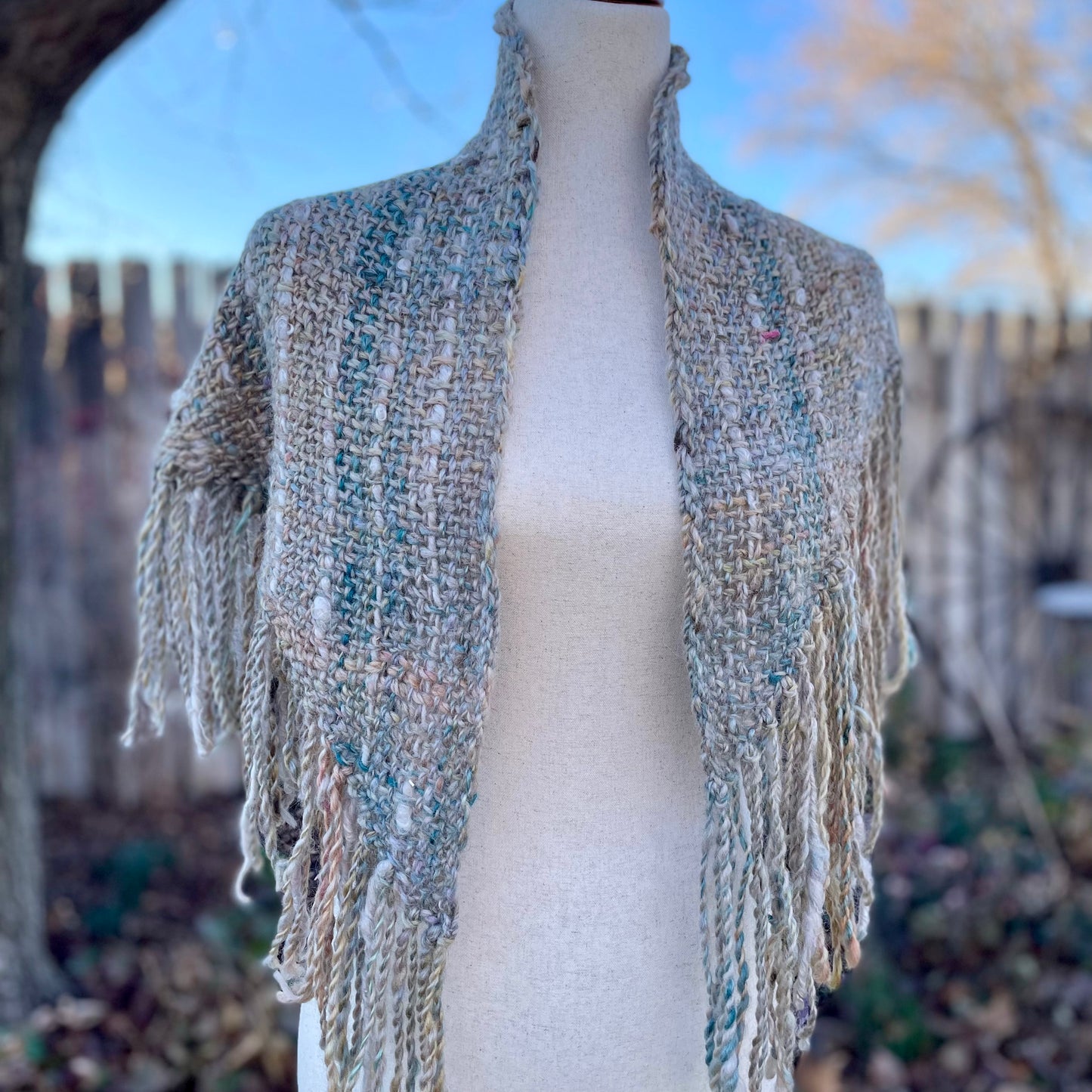 Earthy Handwoven Shawl