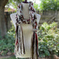 Hand knotted scarf 