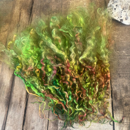hand dyed teeswater locks for crafts