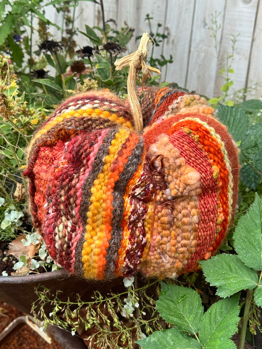 Hand-Woven Homestead Pumpkin