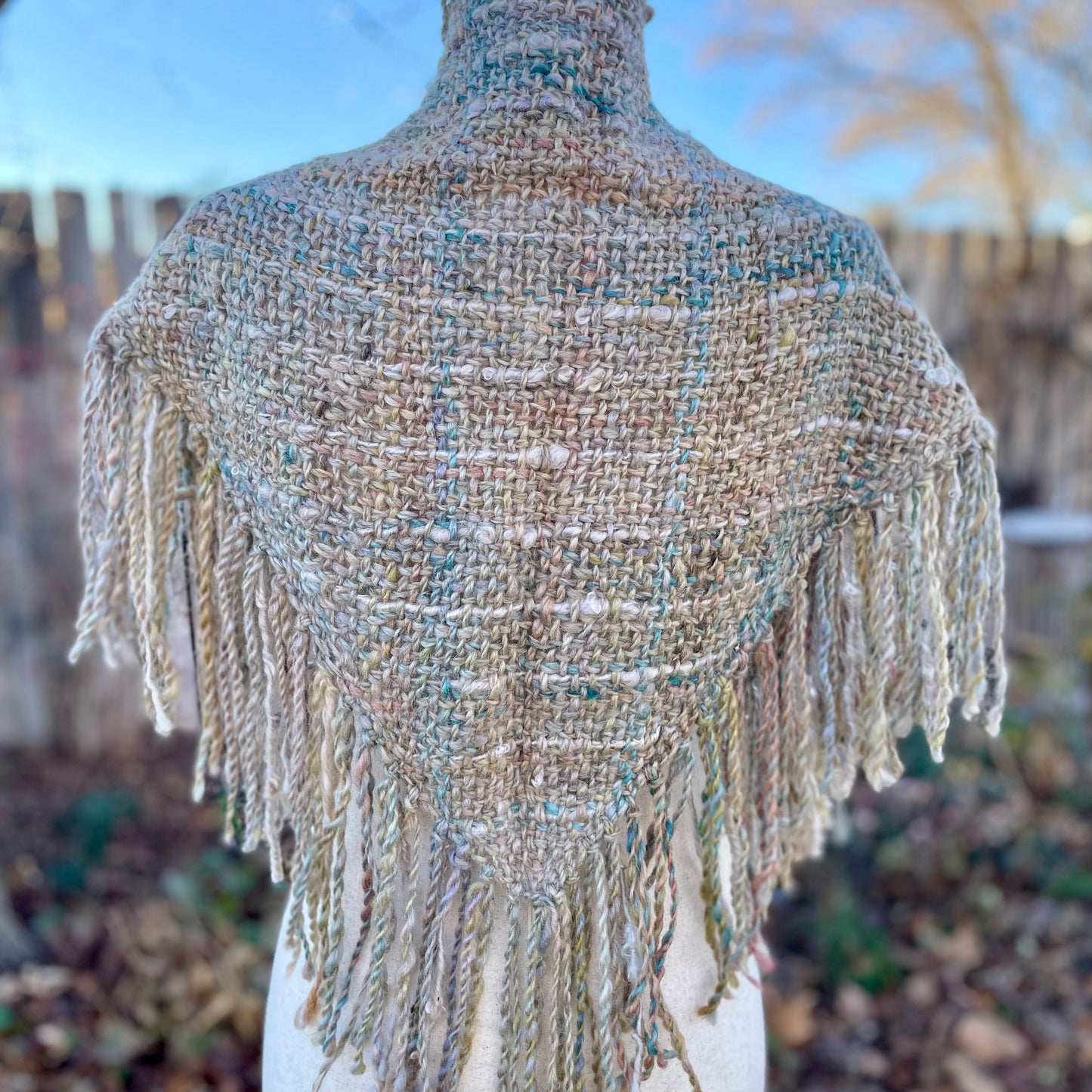 Earthy Handwoven Shawl