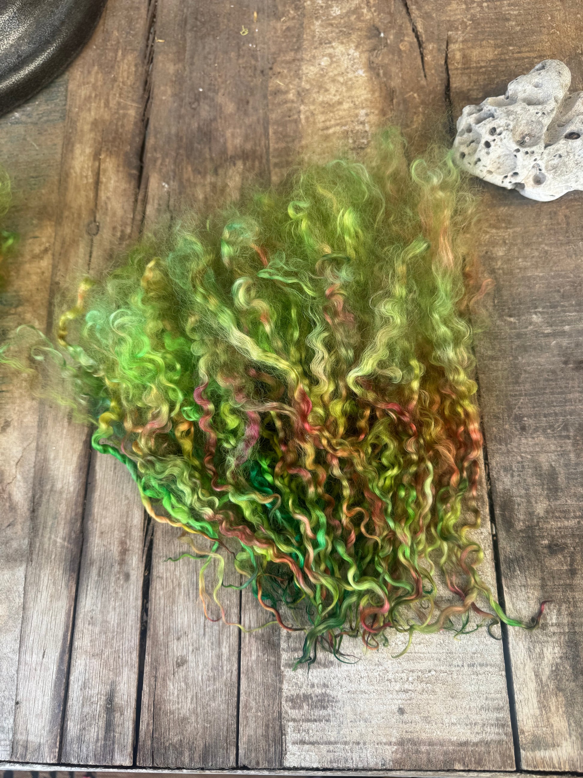 hand dyed teeswater locks