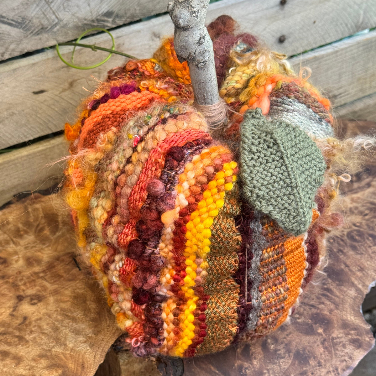 Hand-Woven Homestead Pumpkin