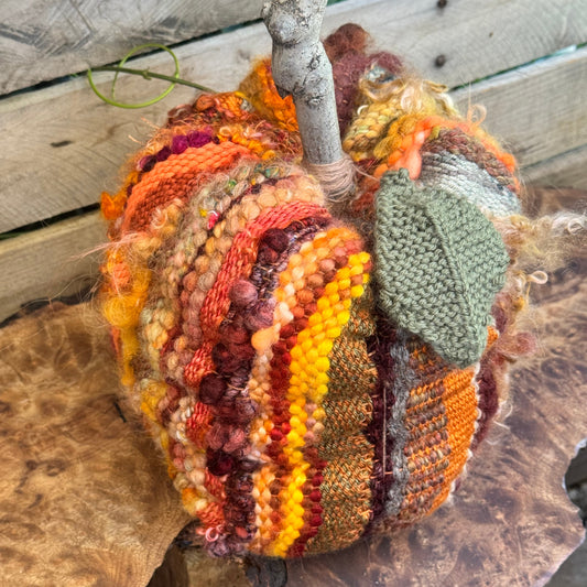 Hand-Woven Homestead Pumpkin