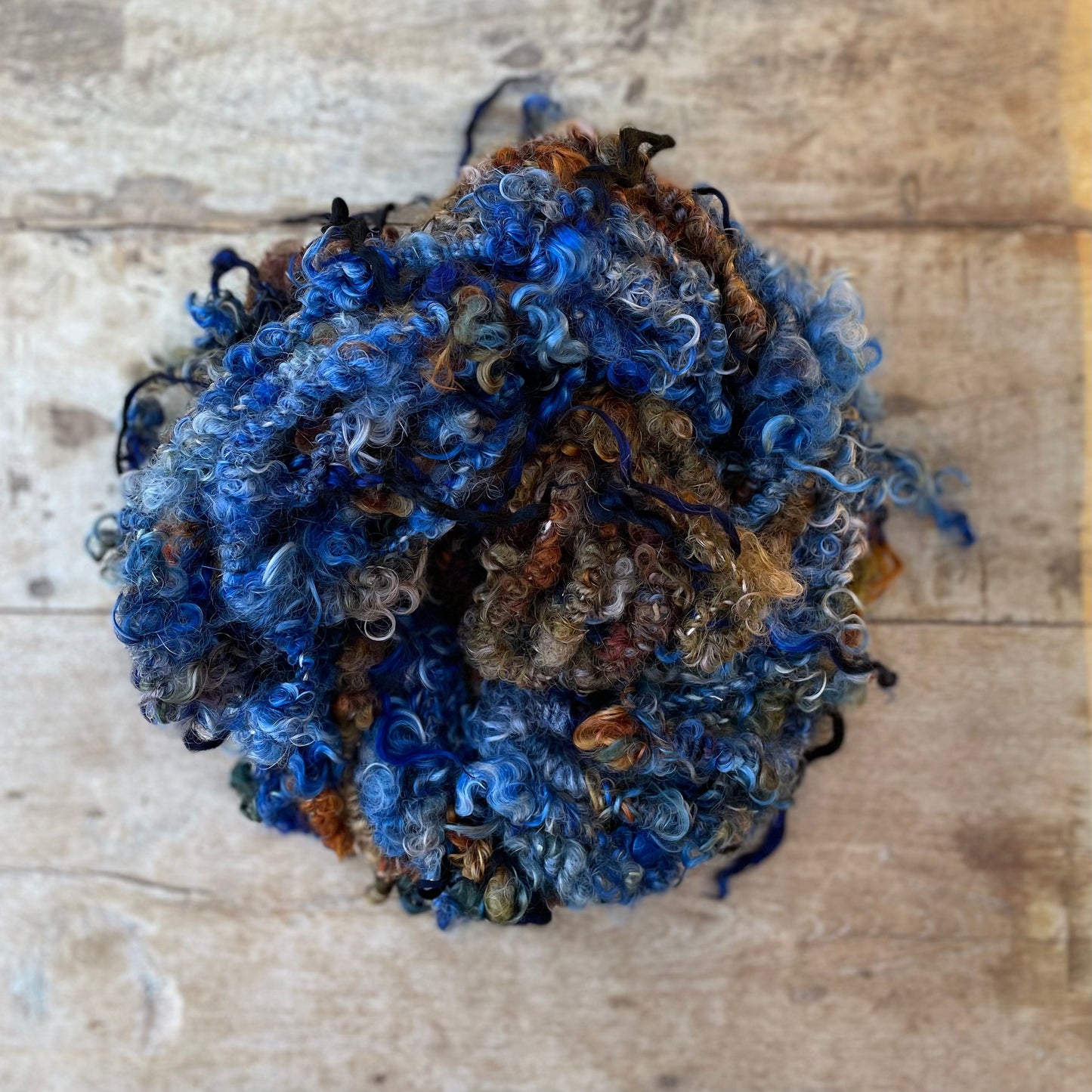 Beep Blue Angora Art Yarn