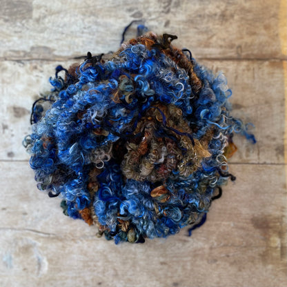 Beep Blue Angora Art Yarn