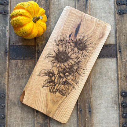 Walnut Sunflower Garden Board
