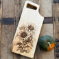 Farmhouse Sunflower Maple Wood Charcuterie Board