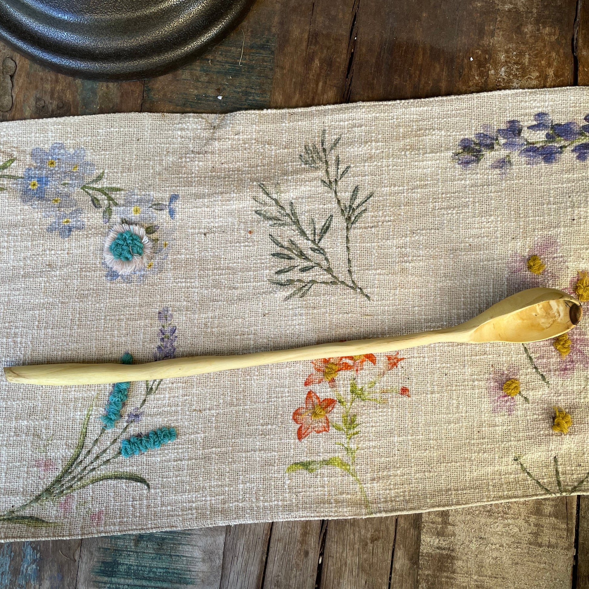 Pomegranate Wood Hand Carved Spoon