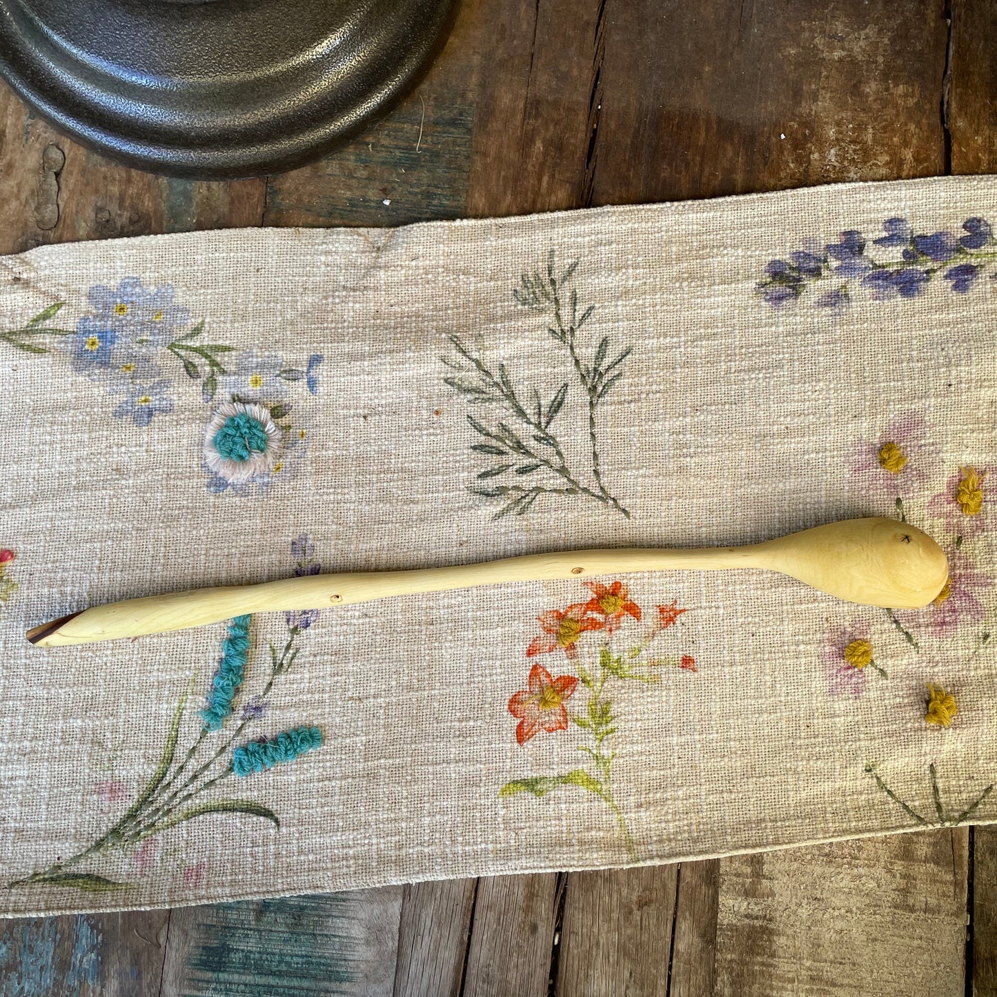 Pomegranate Wood Hand Carved Spoon