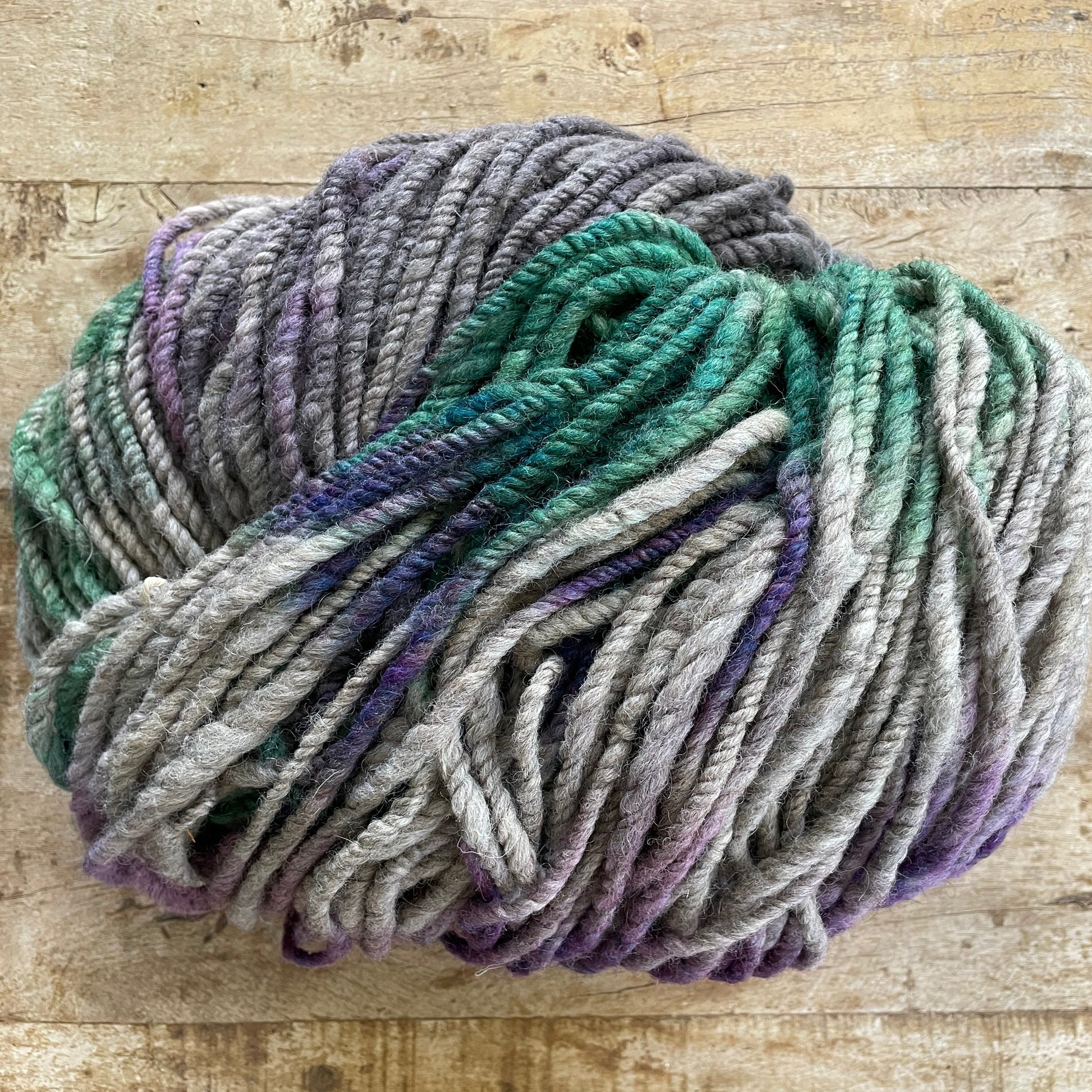 Handspun Jacob Sheep Wool – 186 Yards, Two Ply