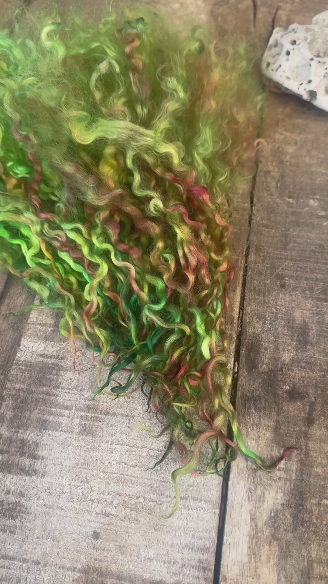 hand dyed teeswater locks
