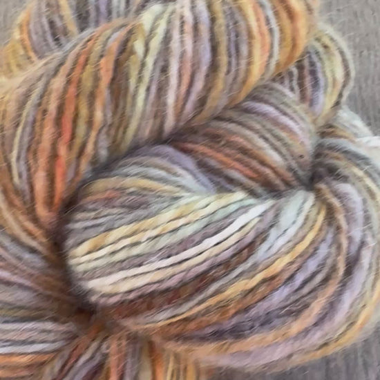 Handspun alpacha yarn 100 yards