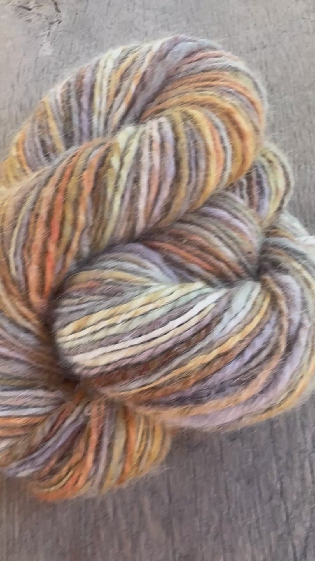 Handspun alpacha yarn 100 yards
