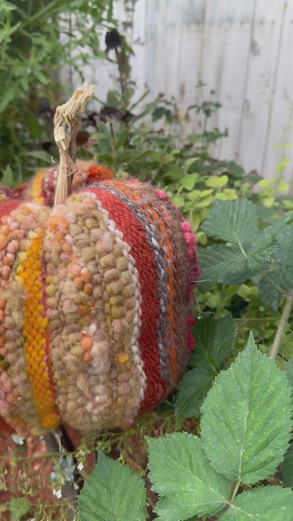 Hand-Woven Homestead Pumpkin